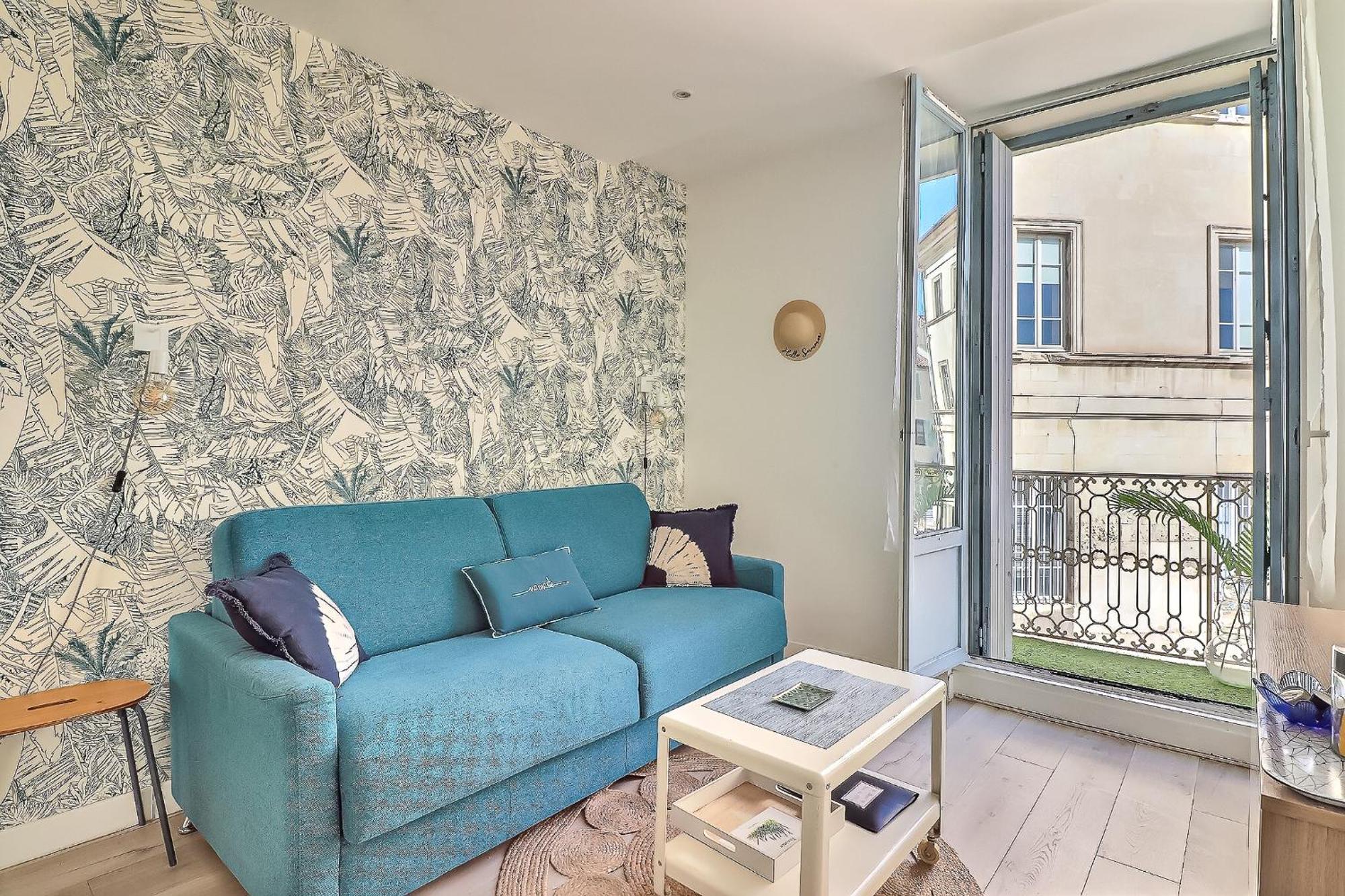 Ferienwohnung Blue De Nimes - Central - Balcon Exterior foto